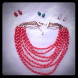 Necklace and Earrings